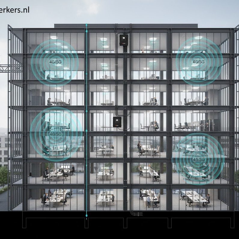 Probleem in de Hoogbouw? 🏢 De HI23-5S pakt 10 verdiepingen met 250 gebruikers tegelijk aan!