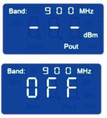 output power is negative,