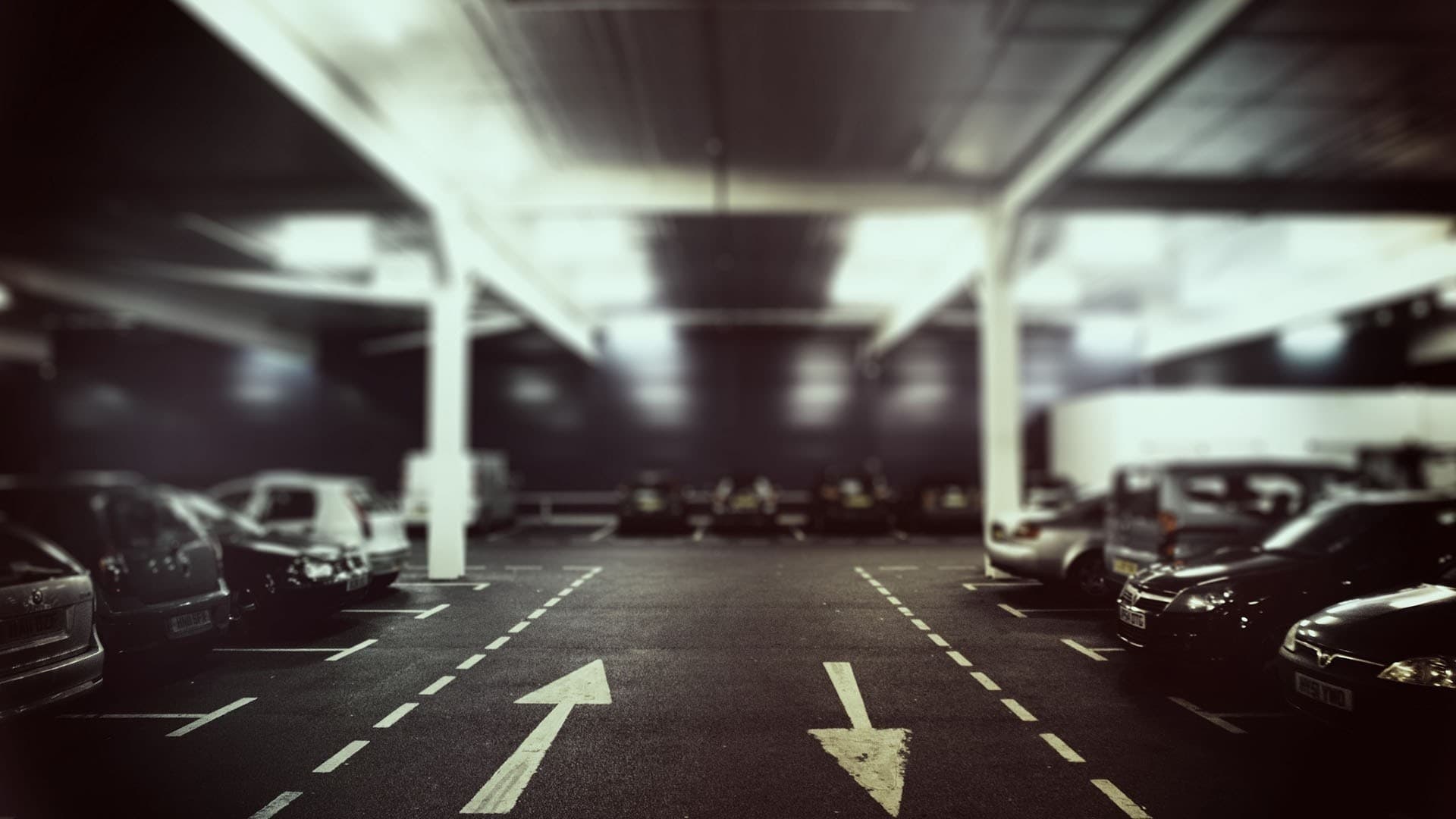 ondergrondse parkeergarage.