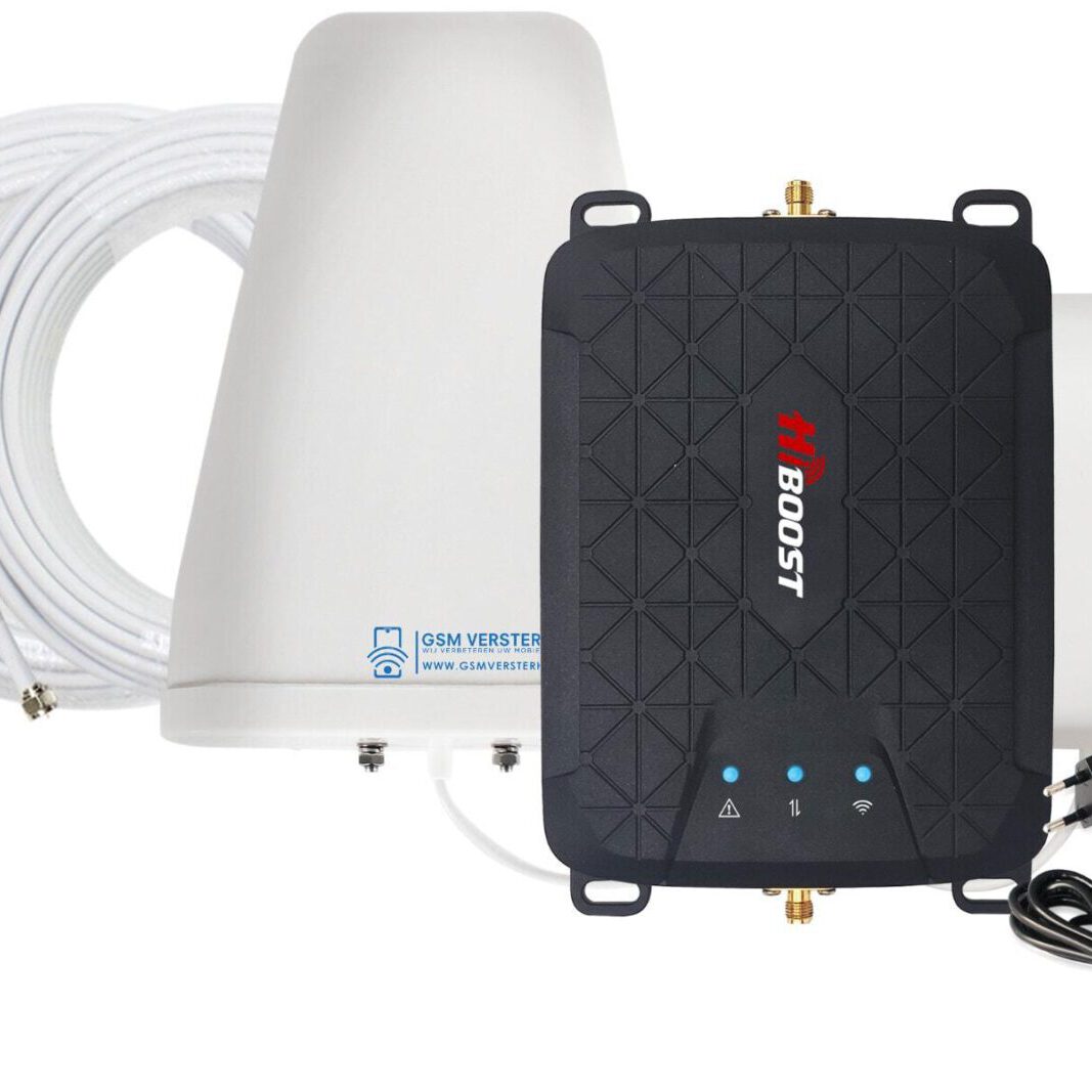 Hiboost Hi13-5s complete set met 2G,3G en 4G bij gsmversterkers.nl