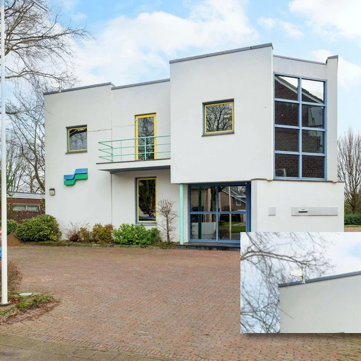 Een kantoor in Heerenveen, waar de mobiele signaalsterkte op alle verdiepingen en in de kelder te wensen overliet. Gelukkig kon dit worden opgelost met de installatie van de Hiboost HI235S